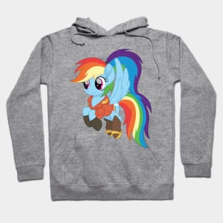 Rainbow Dash as future Catra Hoodie